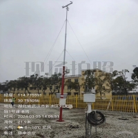 湖北省武汉市新洲区刘关特1号建港塆自动气象站项目实拍